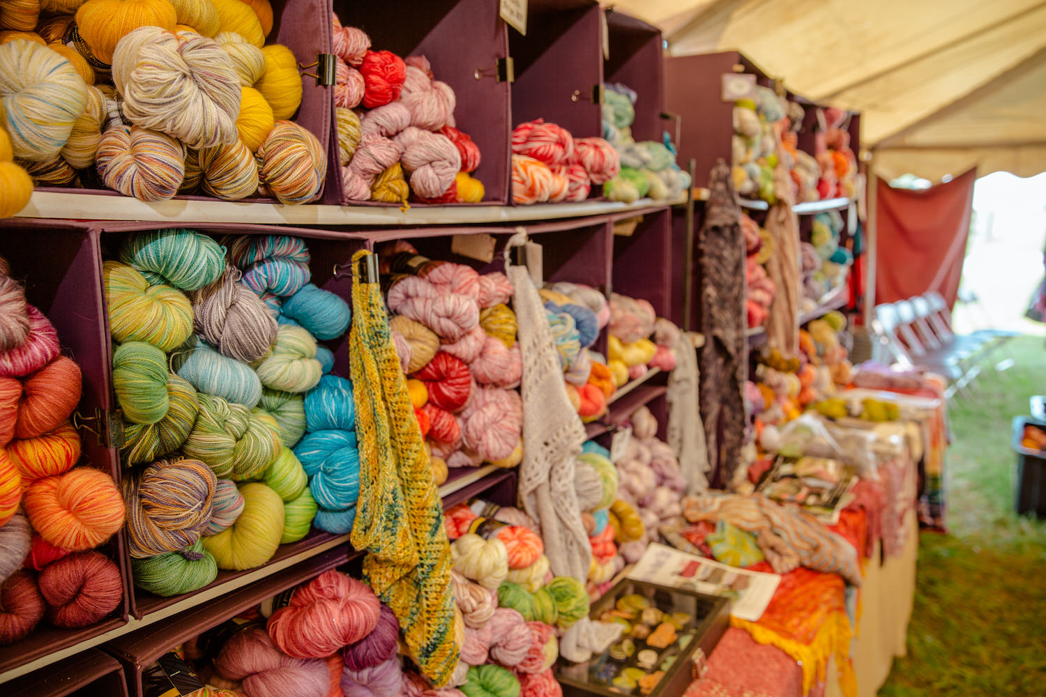 September 21st & 22nd, 2024
Join us for an awesome festival of fibers at the Wool Gathering at Young’s Dairy.  Observe sheep, llamas, alpacas, cashmere goats, Angora rabbits and other wool-bearing animals at the show.